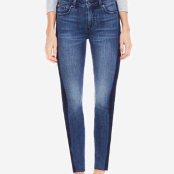 NWT Two by Vince Camuto Two-tone Skinny Jeans - Picture 3 of 6